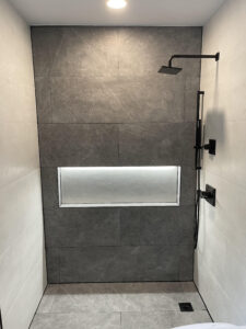 shower with light effect