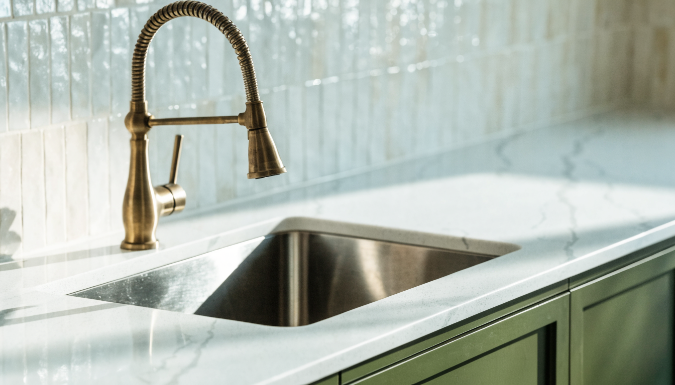 The Olive — stainless undermount sink